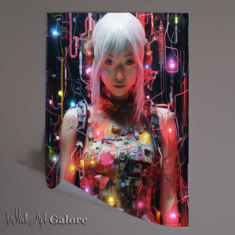 Buy Unframed Poster : (Virtual Vices cyberpunk patchwork)