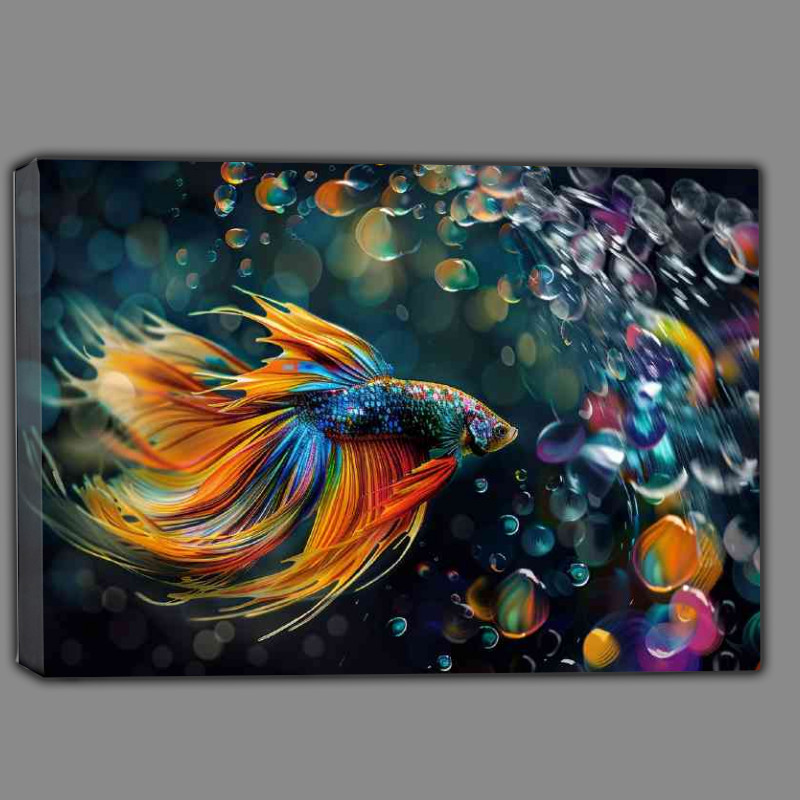 Buy Canvas : (Batta fish so colourful in water)