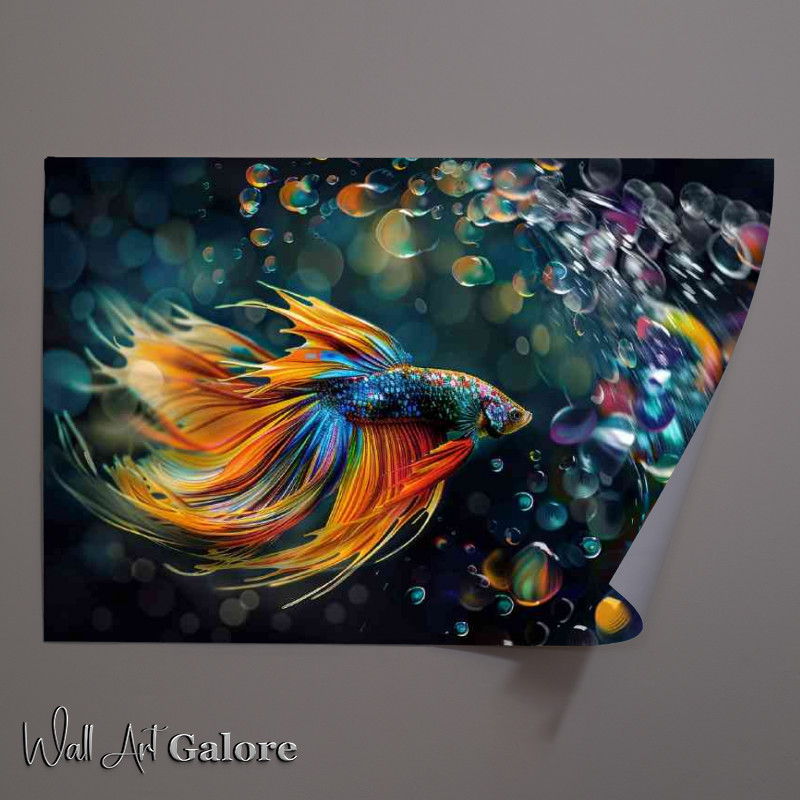 Buy Unframed Poster : (Batta fish so colourful in water)