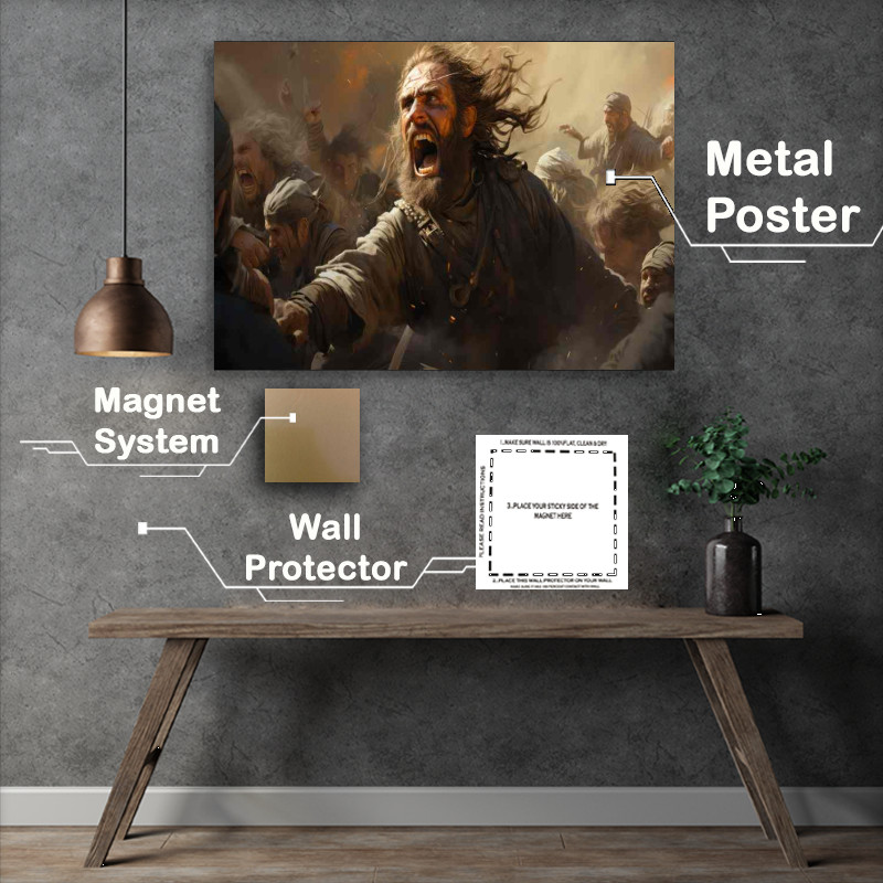 Buy Metal Poster : (Vikings The Gods and Glory)