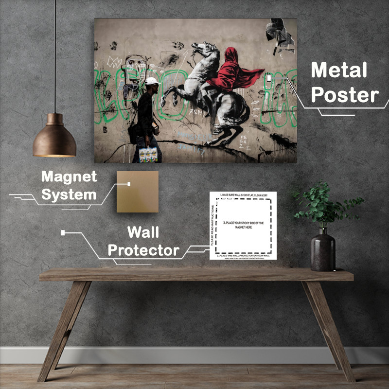 Buy Metal Poster : (Graffiti In Paris)