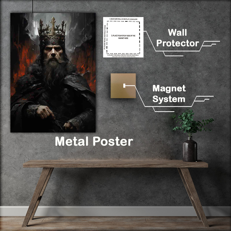 Buy Metal Poster : (Norse Creation Myths and viking kins)