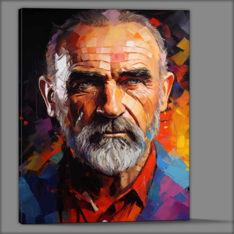 Buy Canvas : (Sean Connery Very colourful)