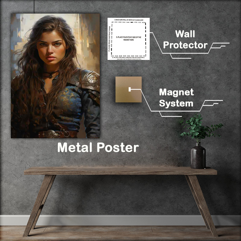 Buy Metal Poster : (Shieldmaidens Warriors of the Viking Age)