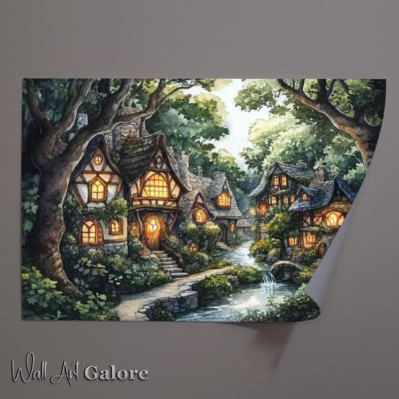 Buy Unframed Poster : (The village where all the fairys live)