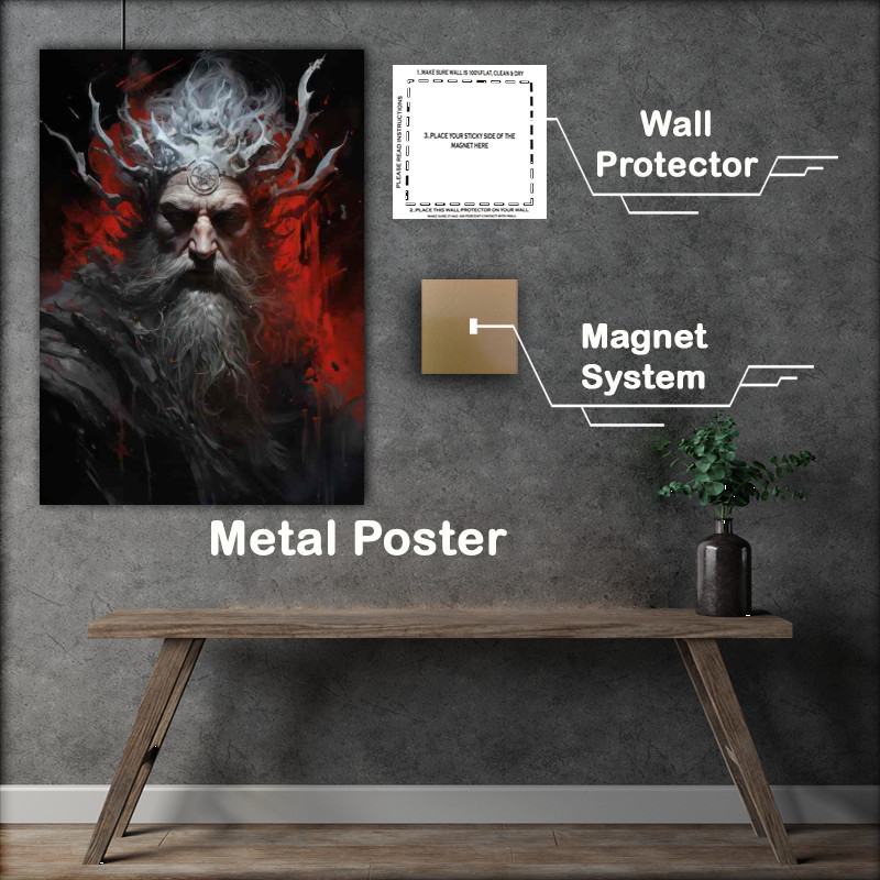 Buy Metal Poster : (The Allure of Valhalla viking warroirs)