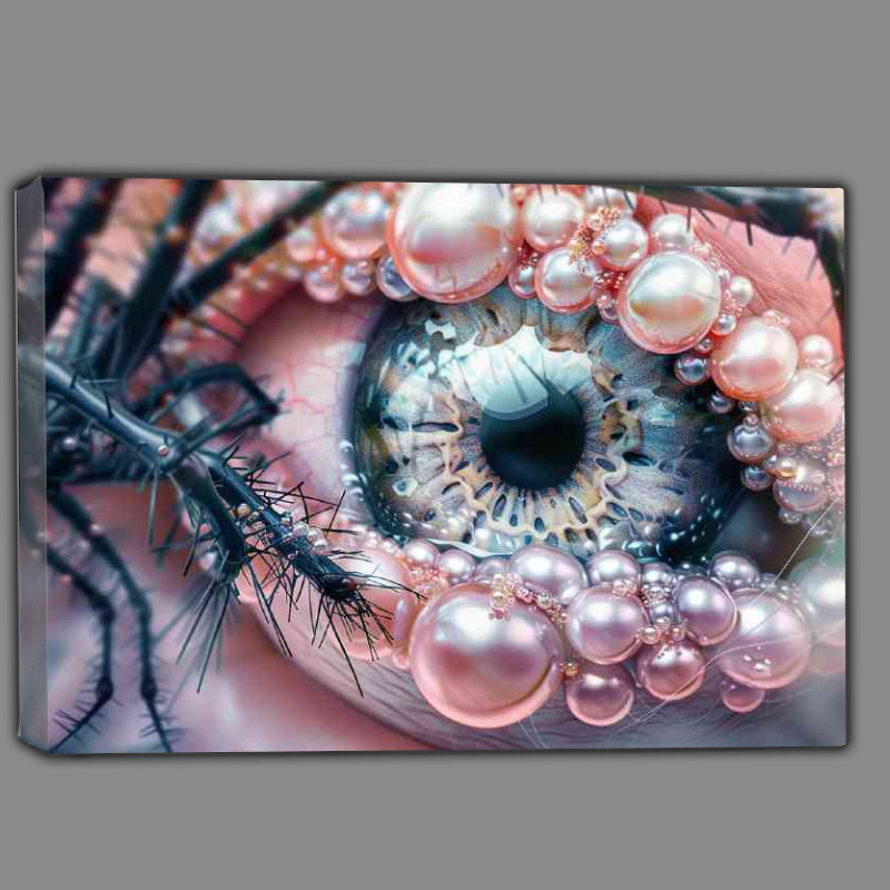 Buy Canvas : (The spiders eye in pink)