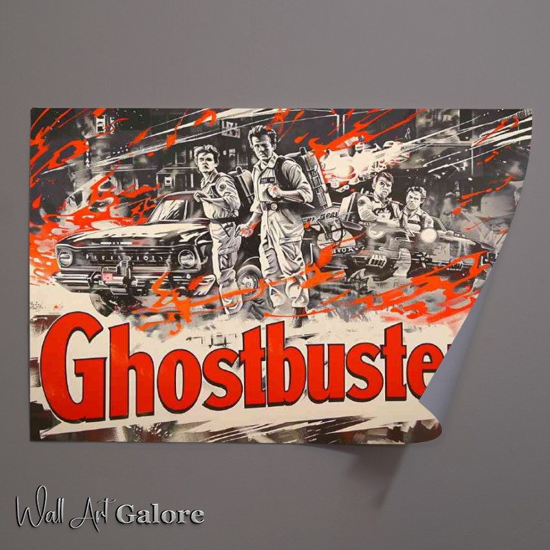 Buy Unframed Poster : (Movie style poster of the ghostbusters)