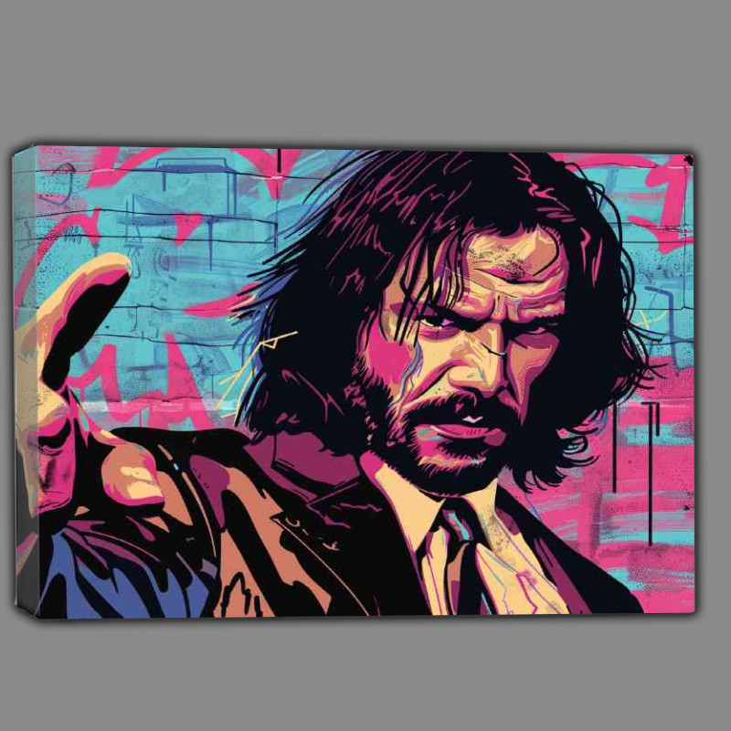 Buy Canvas : (Pulp fiction john wick street style mix)
