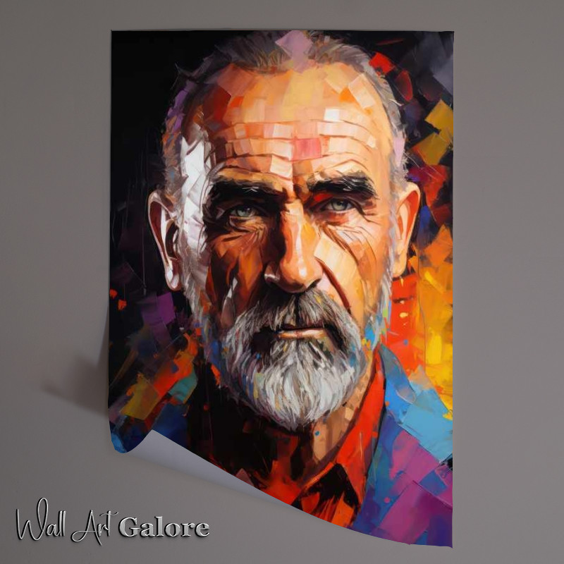 Buy Unframed Poster : (Sean Connery Very colourful)