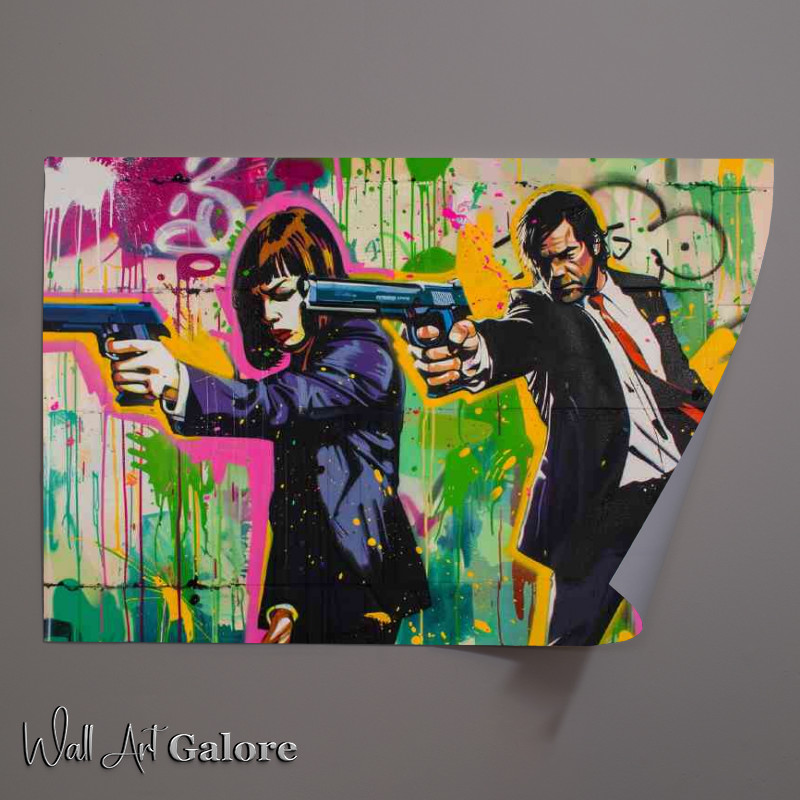 Buy Unframed Poster : (Street art style pulp fiction poster)