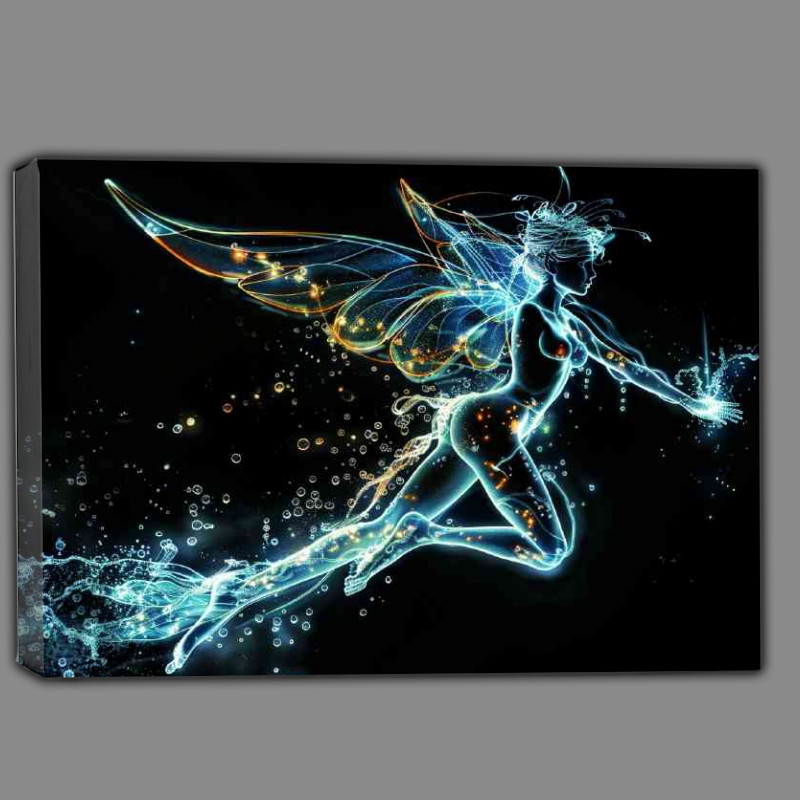 Buy Canvas : (Fairy in blue waters)