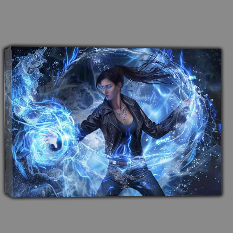 Buy Canvas : (Fantasy female air bender)