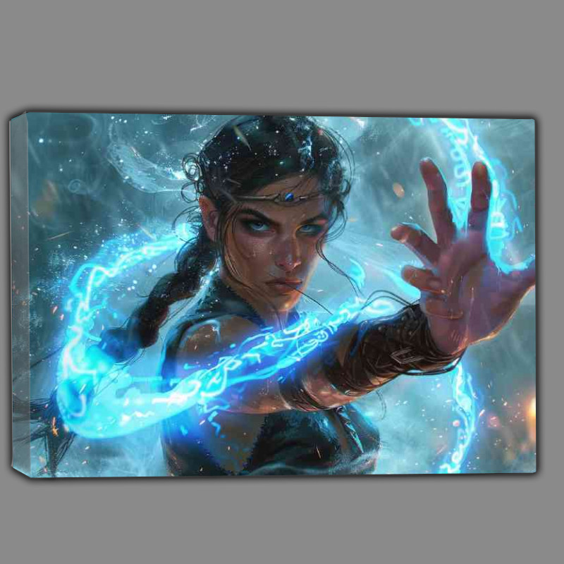 Buy Canvas : (Female fighting machine)