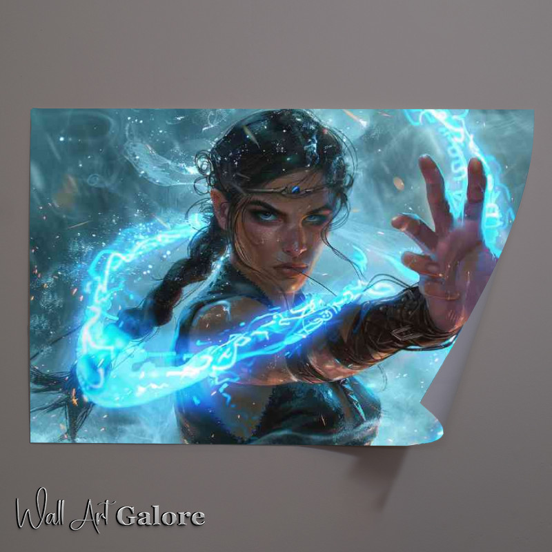 Buy Unframed Poster : (Female fighting machine)