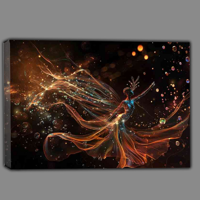 Buy Canvas : (Glowing fairy and bubbles)