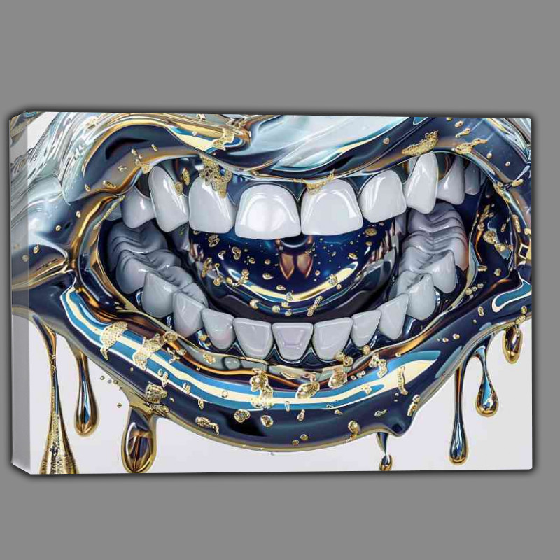 Buy Canvas : (Hyper realistic open mouth bling)