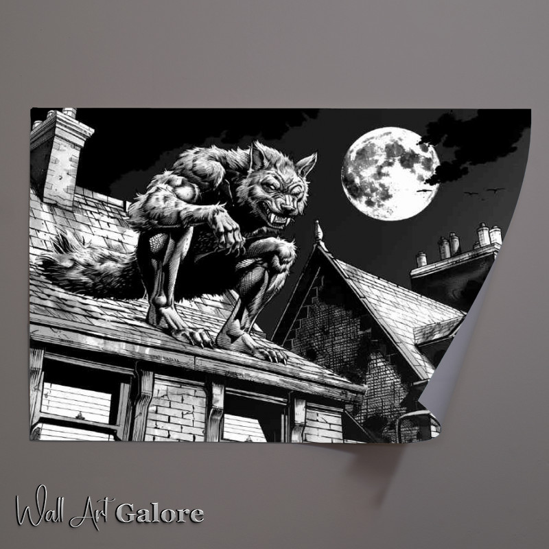 Buy Unframed Poster : (Ink style werewolf)