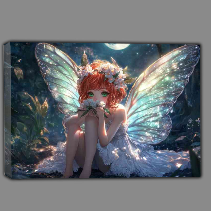 Buy Canvas : (Iridescent wings little bright fairy)