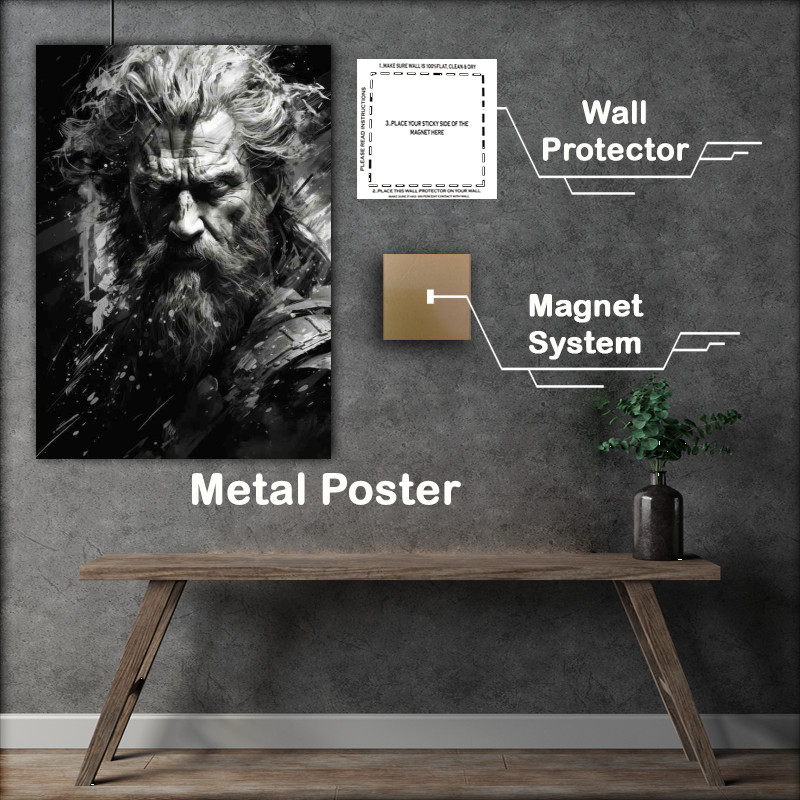 Buy Metal Poster : (The Mysterious Magic of Viking Runestones)