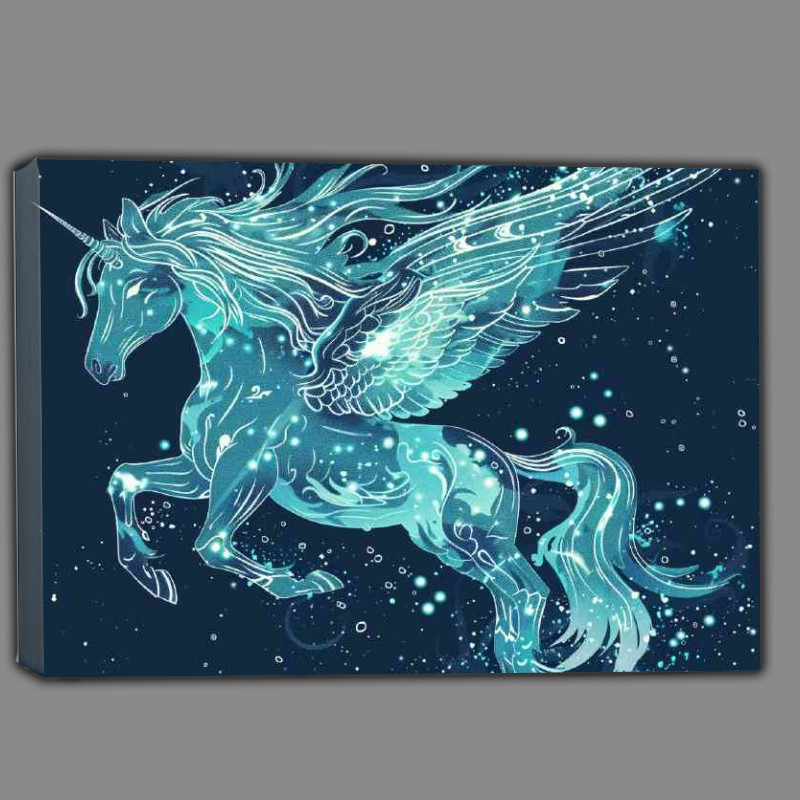 Buy Canvas : (Pegasus made from water)
