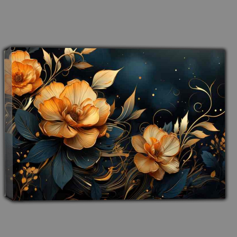 Buy Canvas : (Yellow soft flower in full bloom)