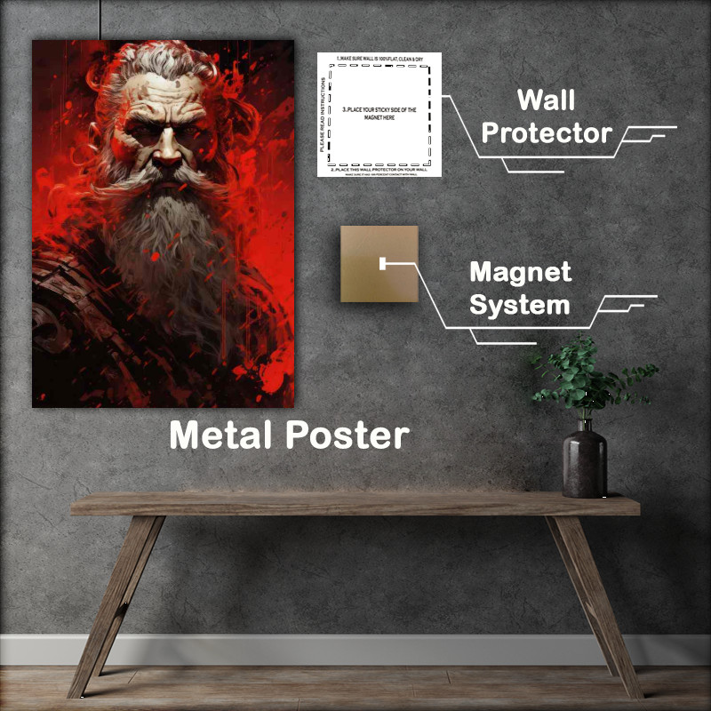 Buy Metal Poster : (The True Might of the Vikings)