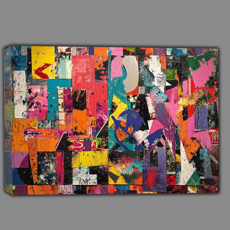 Buy Canvas : (Abstract graffiti art)