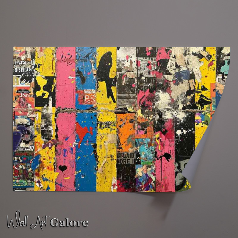 Buy Unframed Poster : (Collage sticker graffiti)