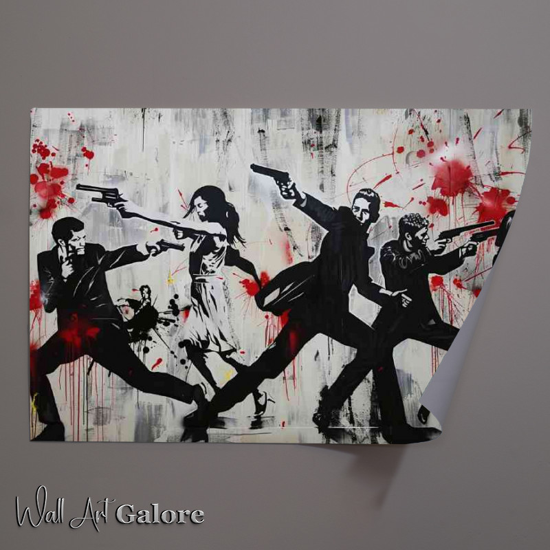 Buy Unframed Poster : (Graffiti street fight)