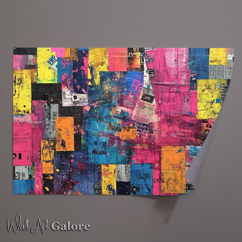 Buy Unframed Poster : (Just graffiti abstract wall)