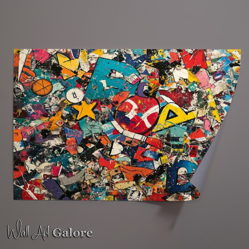 Buy Unframed Poster : (Just stickers graffiti)