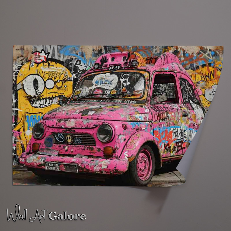 Buy Unframed Poster : (Little pink street car)