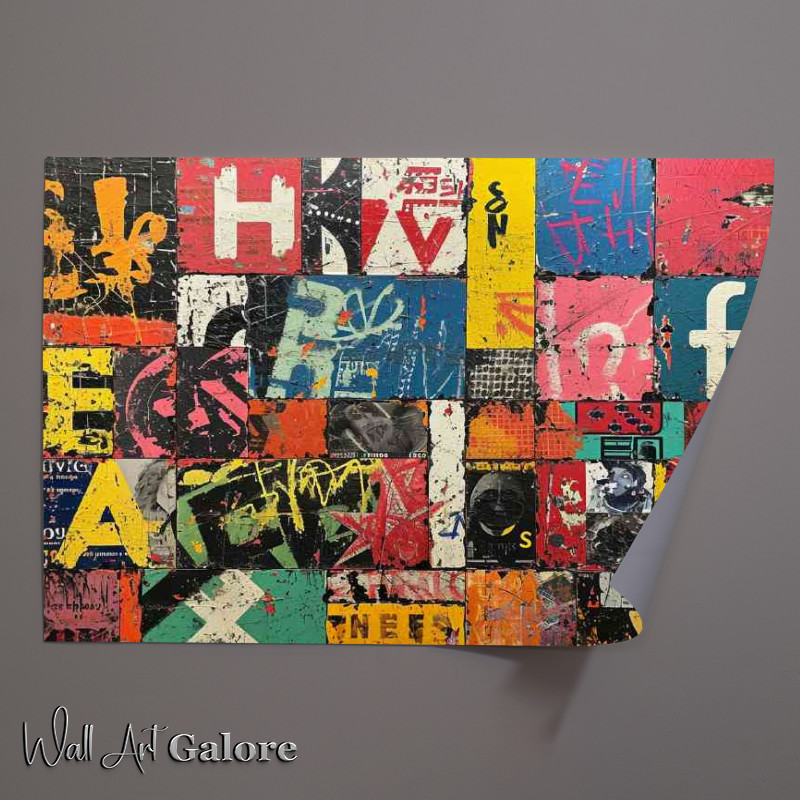 Buy Unframed Poster : (Street sticker graffitti)