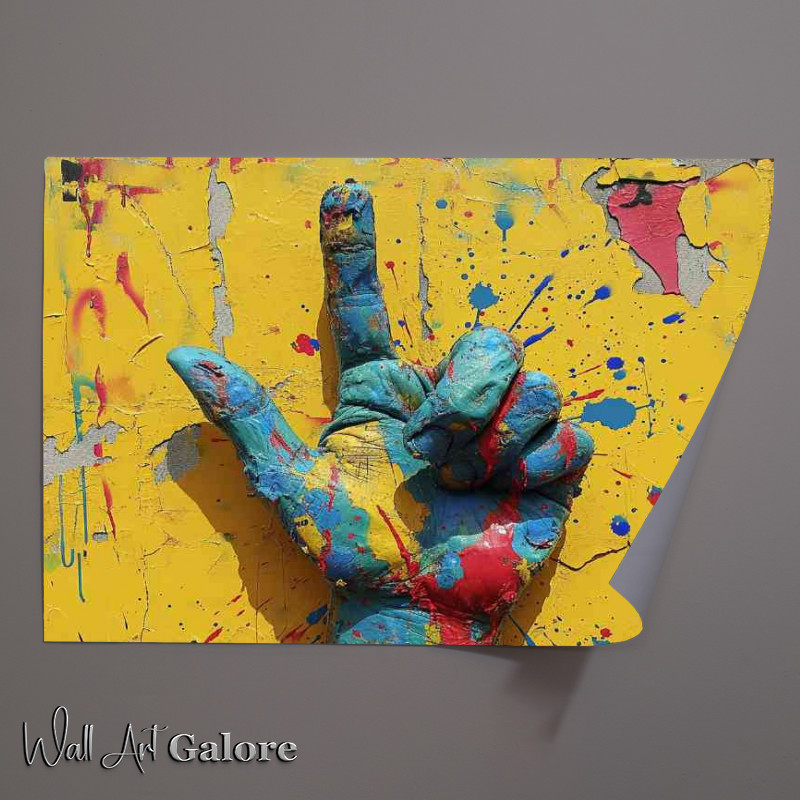 Buy Unframed Poster : (The hand of graffitti)