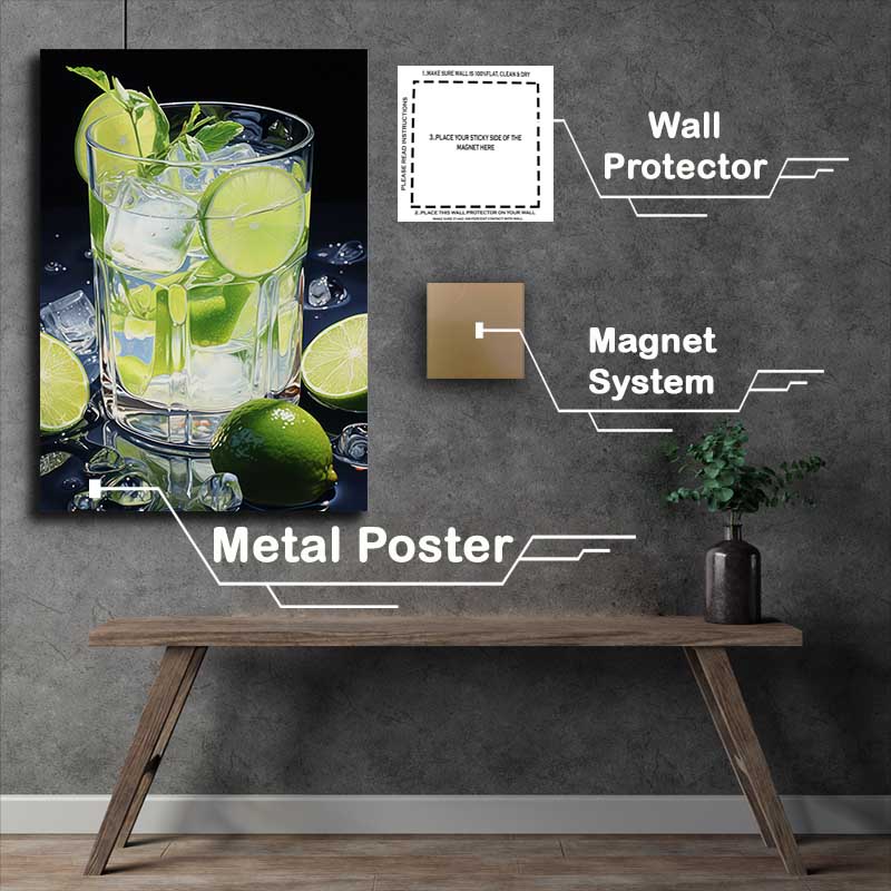 Buy Metal Poster : (Citrus Sunset Spritz)