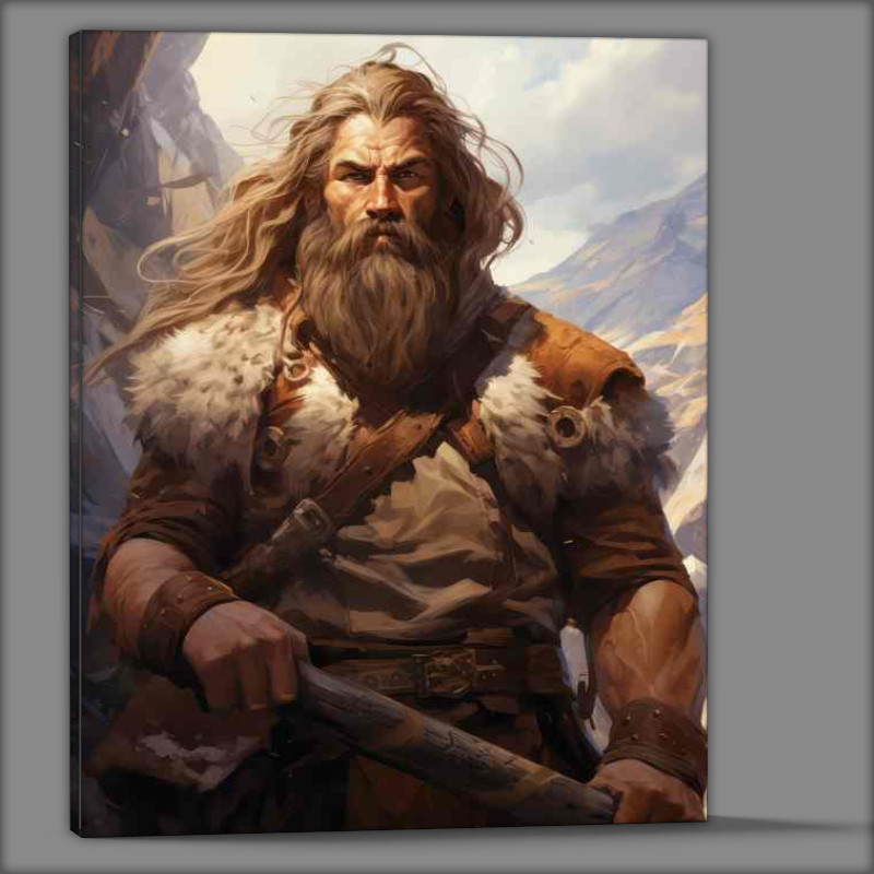 Buy Canvas : (Vikings Masters with a axe)
