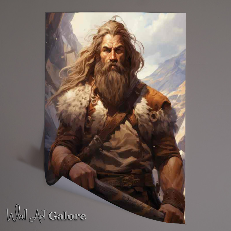 Buy Unframed Poster : (Vikings Masters with a axe)