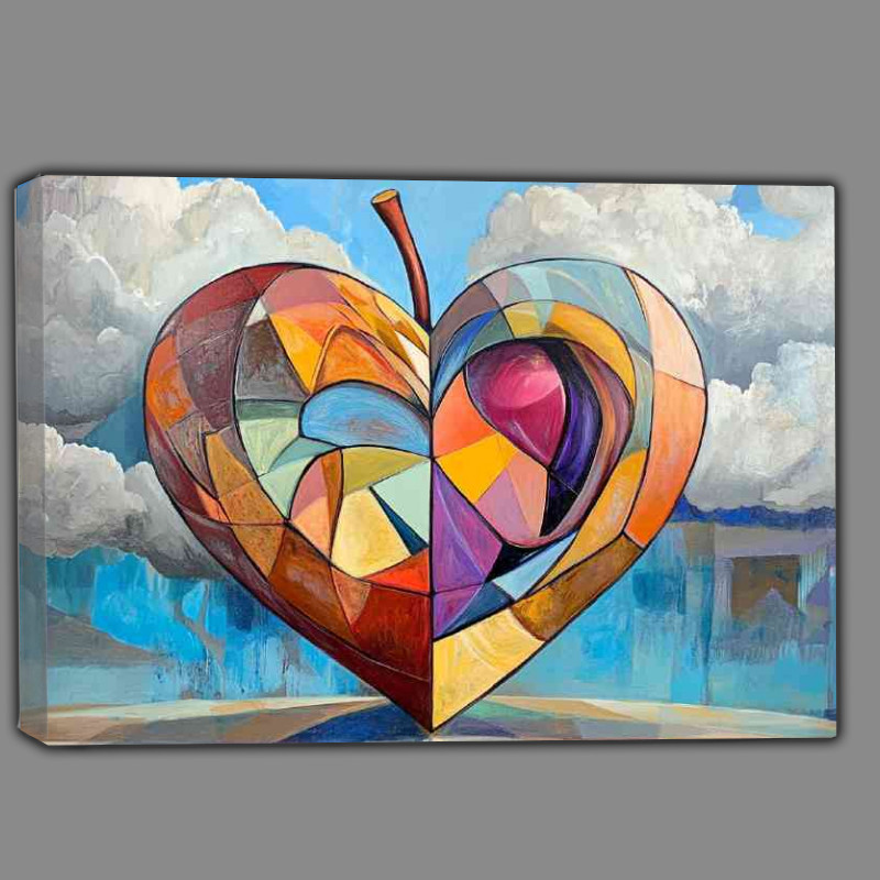 Buy Canvas : (Abstract love shapes)