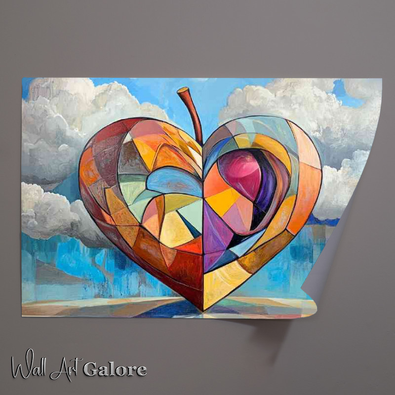 Buy Unframed Poster : (Abstract love shapes)
