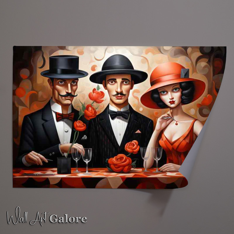 Buy Unframed Poster : (Dressed up ready for dinner and dancing retro)