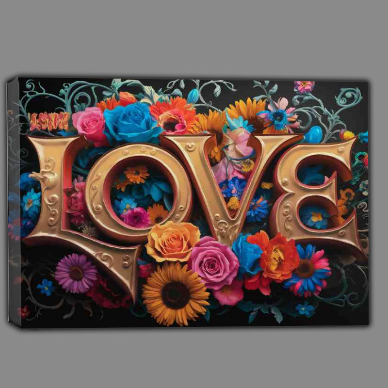 Buy Canvas : (Love and flowers for every day life)