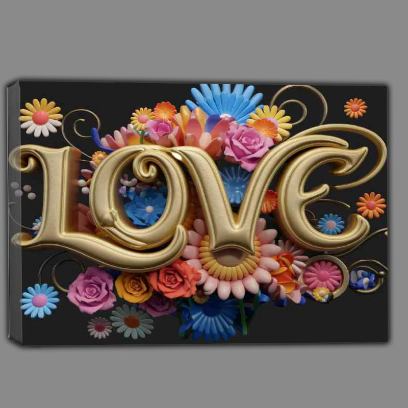 Buy Canvas : (Ornate simple but effective love)