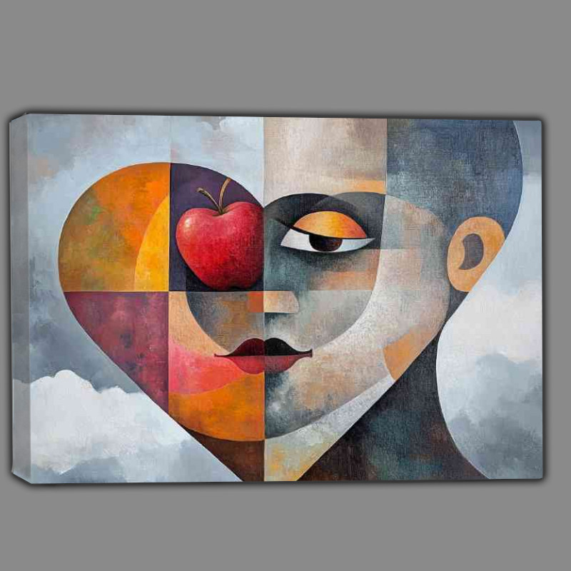 Buy Canvas : (The apple love face)