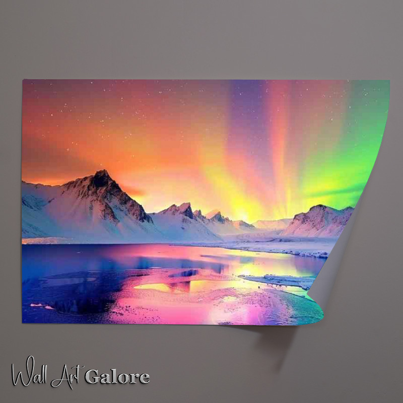 Buy Unframed Poster : (Breathtaking Northern Lights)