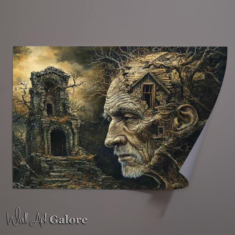 Buy Unframed Poster : (An old mans thoughts headspace)
