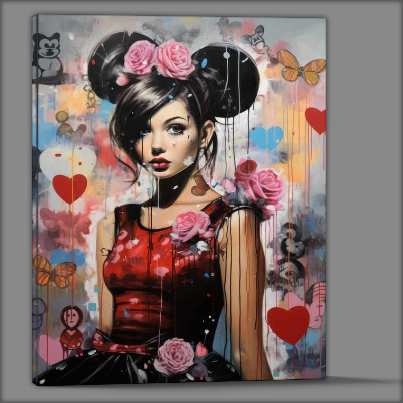 Buy Canvas : (Tiffany henry graffiti with love)