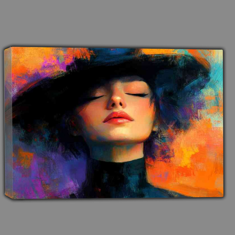Buy Canvas : (Woman in the style of an oil painting)