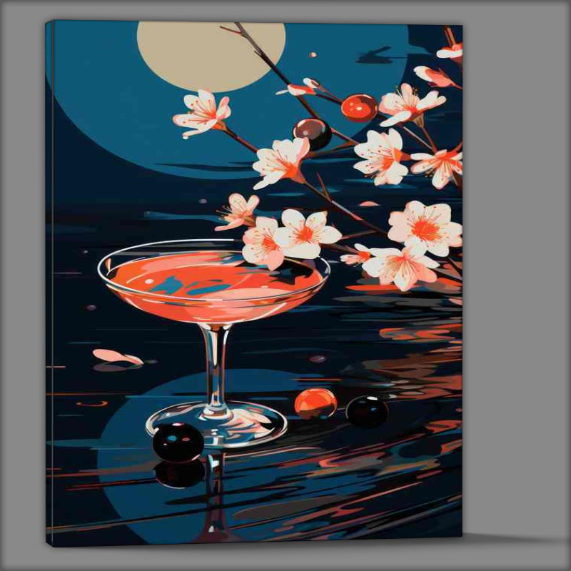 Buy Canvas : (Cocktail drinks at night)