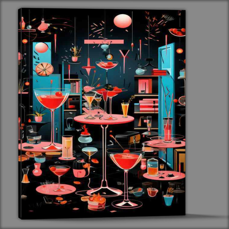 Buy Canvas : (Cocktail party all night long drinks)